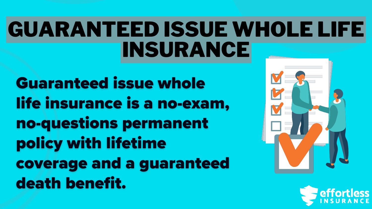 Best Life Insurance After a Heart Attack: Guaranteed Issue Whole Life Insurance Definition Card