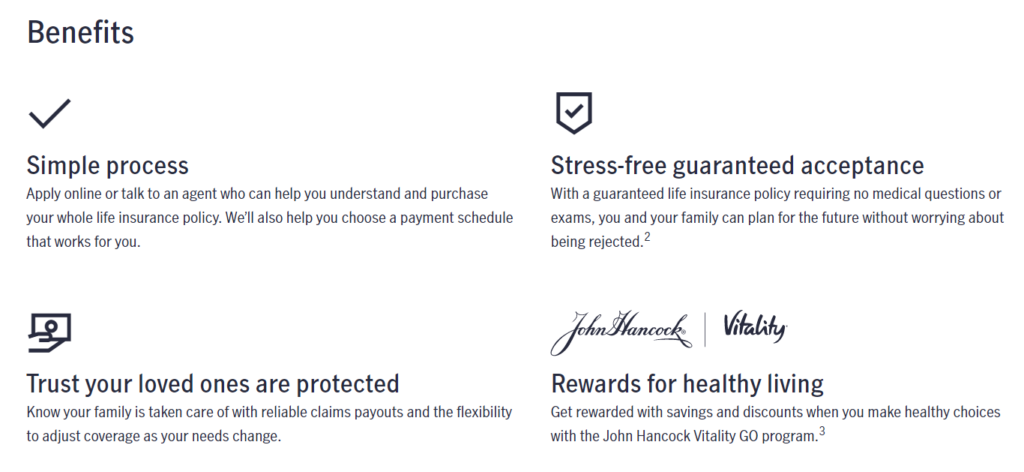 John Hancock Life Insurance Website Final Expense Life Insurance Benefits