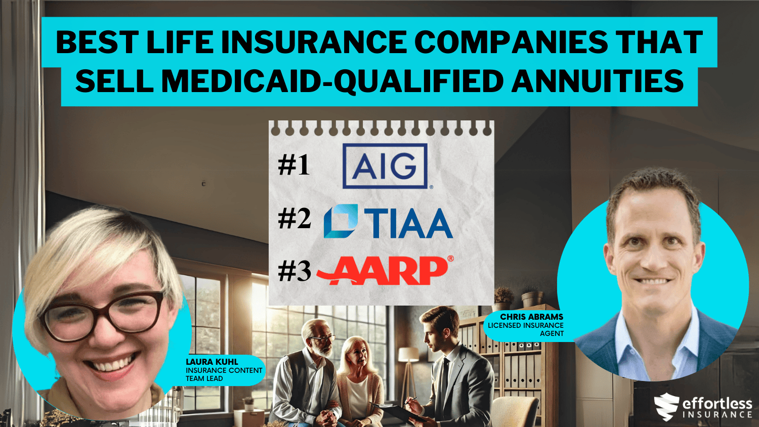 Best Life Insurance Companies That Sell Medicaid Qualified Annuities: AIG, TIAA, and AARP