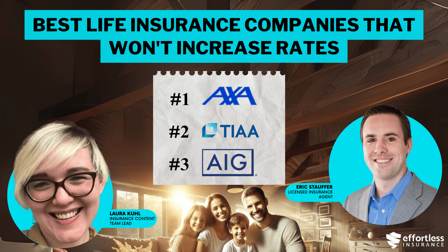 Best Life Insurance Companies That Won't Increase Rates: AXA, TIAA, and AIG